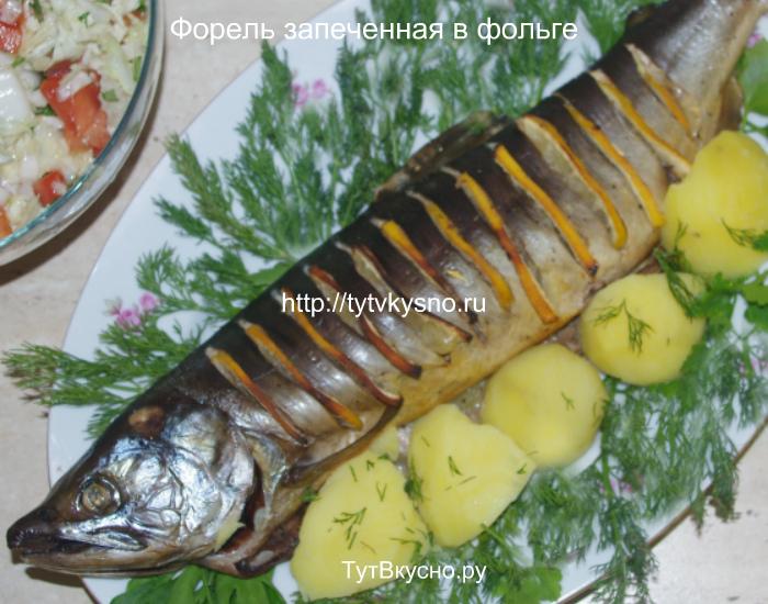 Форель рецепт с пошагово в духовке