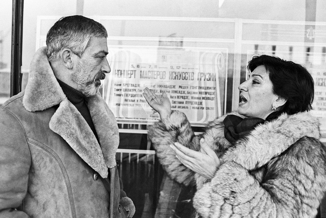 Кикабидзе с Нани Брегвадзе в 1985-м. За 20 лет до этого Брегвадзе пела в «Орэре», где Кикабидзе барабанил