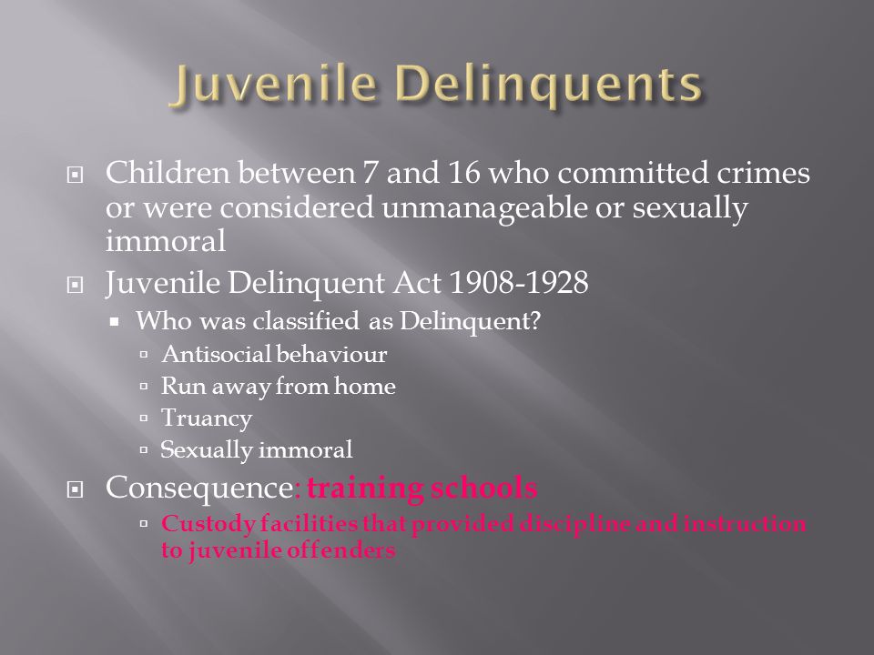 juvenile offenders research paper
