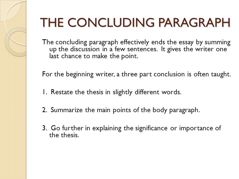 concluding paragraph research paper