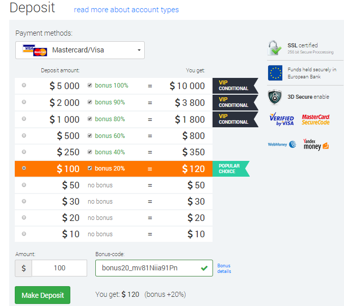 bonus iq option