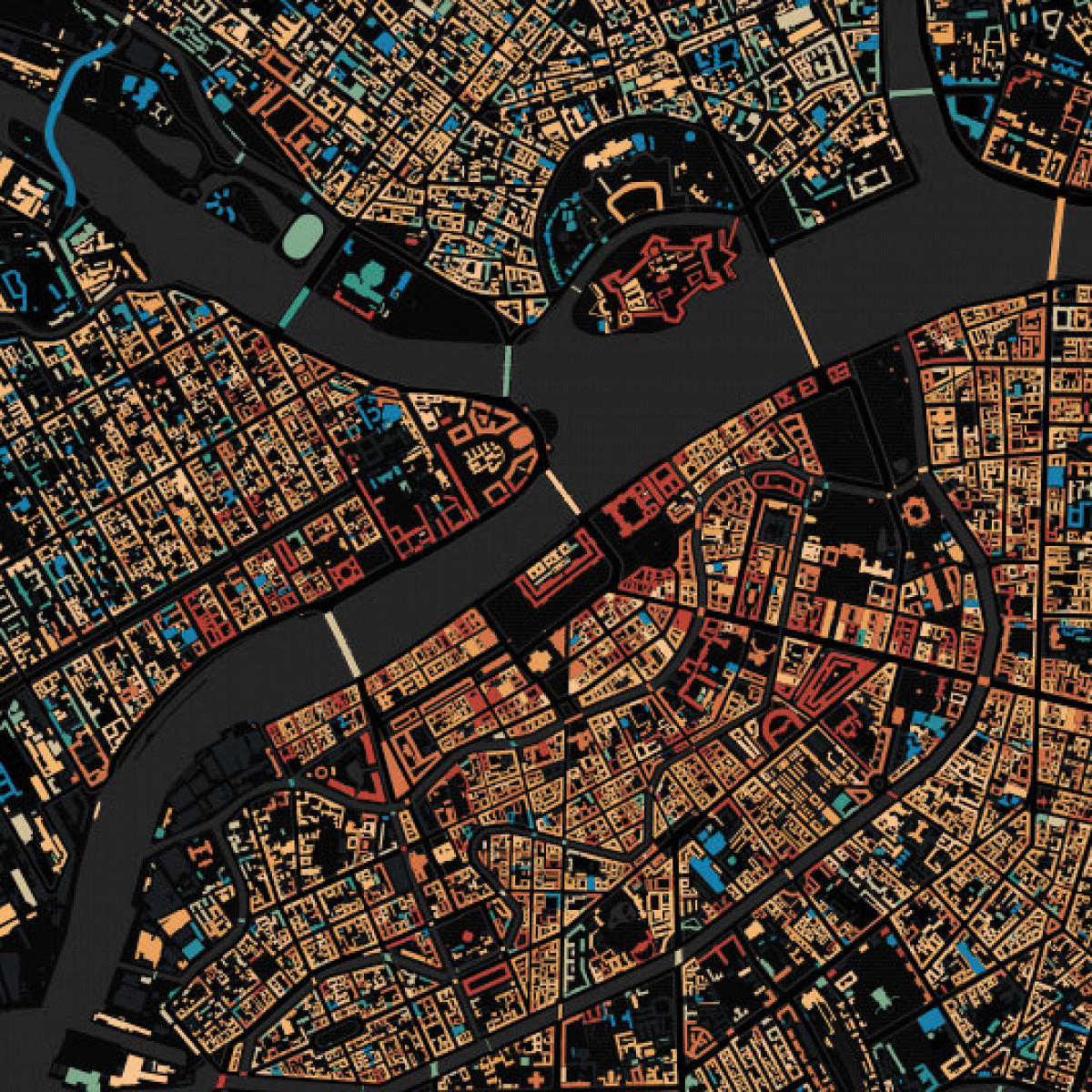 Карта возрастов зданий Санкт-Петербурга - Афиша Daily