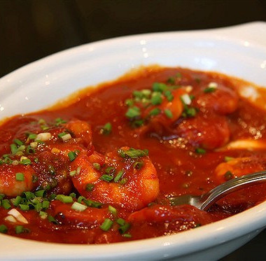 Рецепт Креветки с каперсами и томатным соусом
