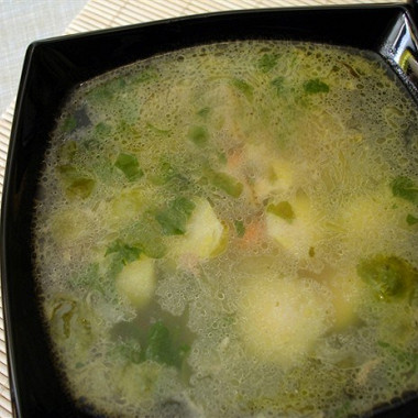 Рецепт Суп с брюссельской капустой