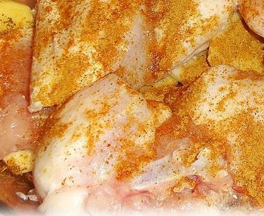Рецепт Курица, запеченная с картофелем