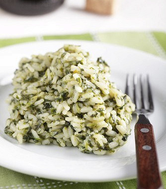 Рецепт Ароматный рис с перцами поблано и зеленью