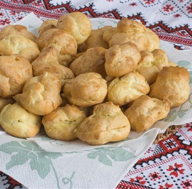 Рецепт Профитроли с куриной печенью