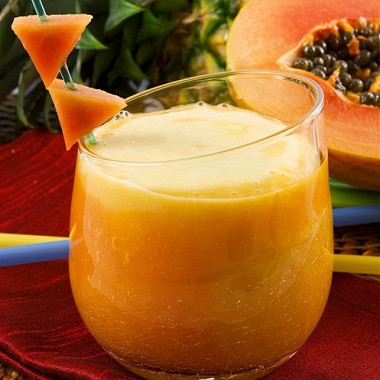 Рецепт Напиток из папайи, миндаля и кардамона