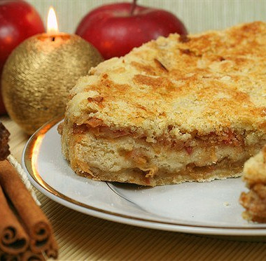Рецепт Яблочный пирог с корицей
