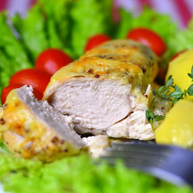 Рецепт Куриное филе в сливочном соусе с тимьяном