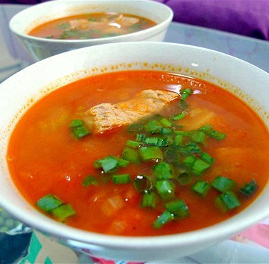 Рецепт Томатный суп с говядиной