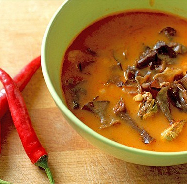 Рецепт Острый суп с рисовой лапшой