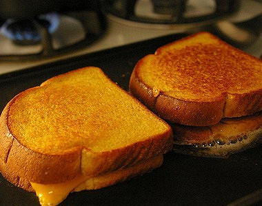 Рецепт Сырные тосты на сковородке