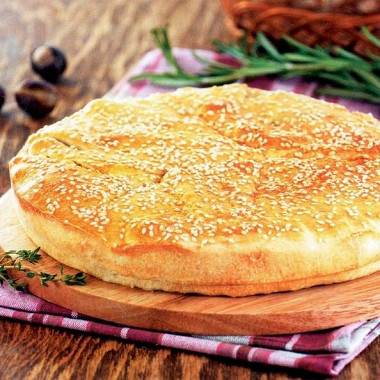 Рецепт Греческий пирог с рисом и картофелем (Пататопита)
