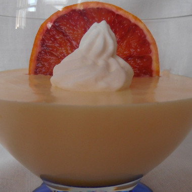 Рецепт Фруктовый крем из апельсина