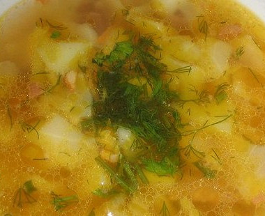 Рецепт Быстрый суп из маринованных помидоров