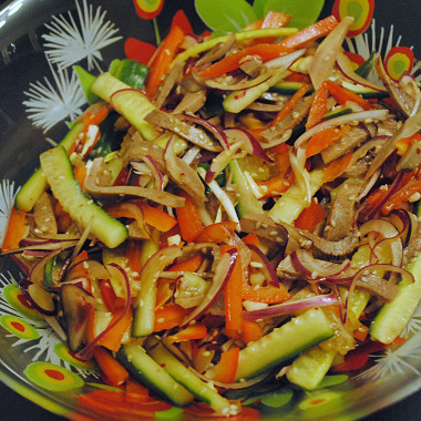 Рецепт Китайский салат с языком