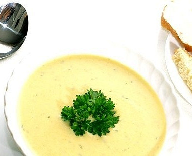 Рецепт Сырный крем-суп с манкой