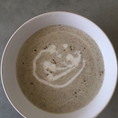 Рецепт Сливочный крем-суп из шампиньонов и картофеля