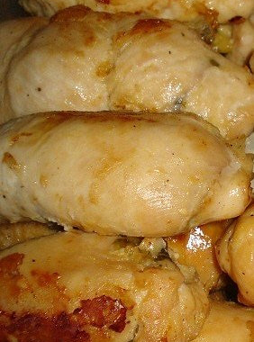 Фото рецепт Рулетики куриные с грибами