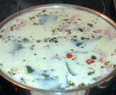 Рецепт Сливочный суп с креветками