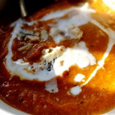 Рецепт Золотой суп-пюре из запеченных овощей