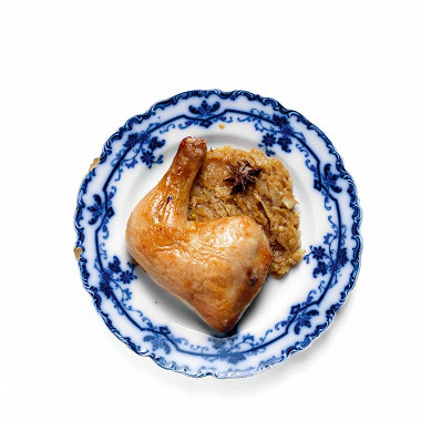 Рецепт Курица с бадьяном и томленым луком