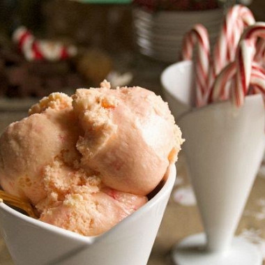 Рецепт Рождественское мороженое с перечной мятой
