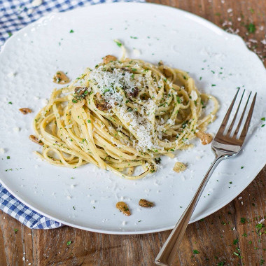 Рецепт Классическая паста с чесноком и оливковым маслом