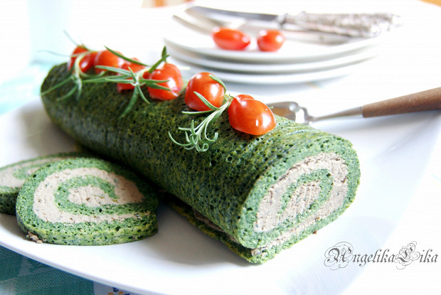 Рулет закуски шпинат — pic 5