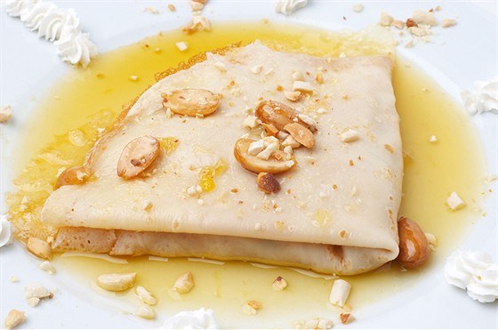 Блинчики с медом или сахаром