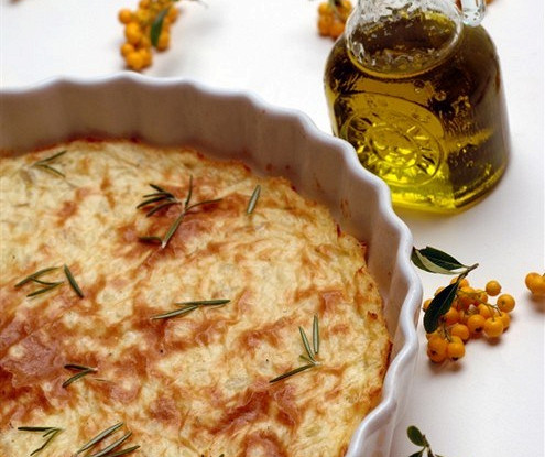 Картофельный пирог к мясу
