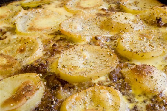 Картофельный гратен