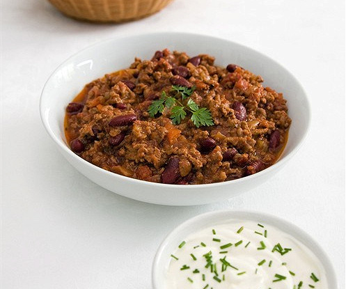 Мясной фарш с чили