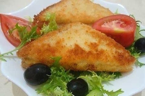 Гренки с ветчиной и сыром