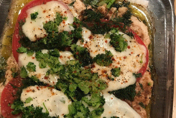Пицца на мясном корже