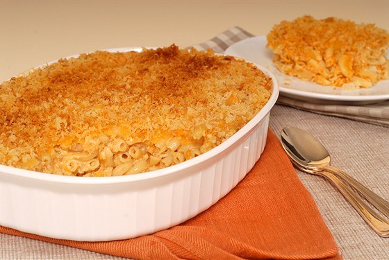 Суфле с макаронами и сыром