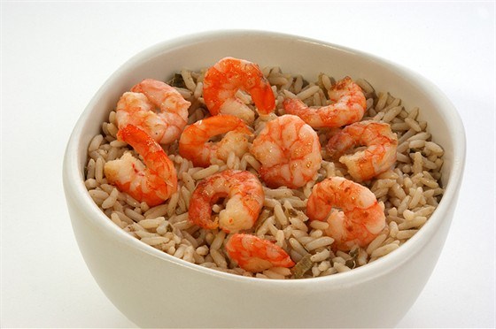 Рис с рыбой и морепродуктами
